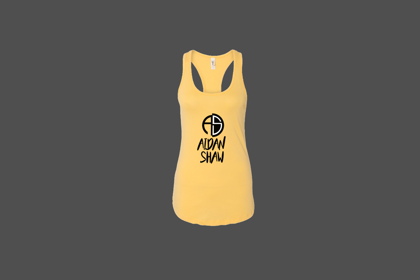 Racerback Emblem Tank with Shaw