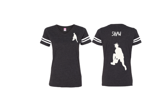 Take Flight Women's Short Sleeve V Neck Football Jersey Shirt